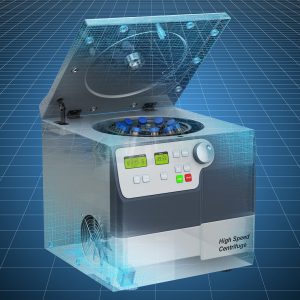 Laboratory centrifuge 3D Blueprint Model